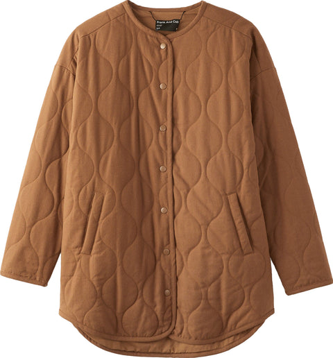 Frank And Oak Veste long matelassé Overpiece - Femme