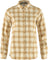 Fjällräven Chemise à manches longues Övik Flannel - Femme - Chalk White - Dune Beige