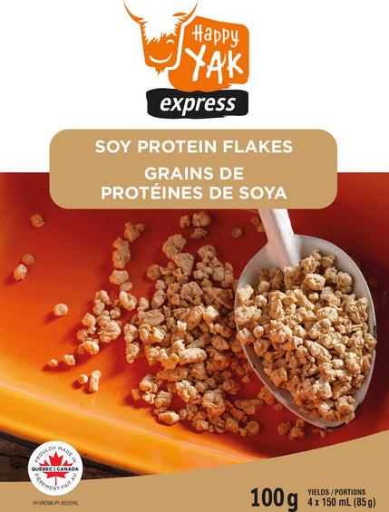 Happy Yak Grains de protéines de soya 100g