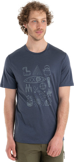 icebreaker T-shirt Tech Lite II Camp Essentials - Homme
