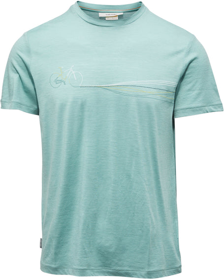 icebreaker T-shirt à manches courtes Merino 150 Tech Lite III Cadence Paths - Homme