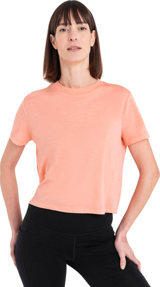 icebreaker T-shirt écourté à manches courtes Merino 150 Tech Lite III - Femme