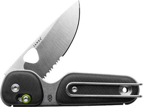 The James Brand Couteau The Redstone avec lame en acier inoxydable