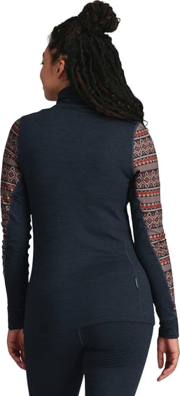 Kari Traa Couche de base à demi glissière Lune - Femme