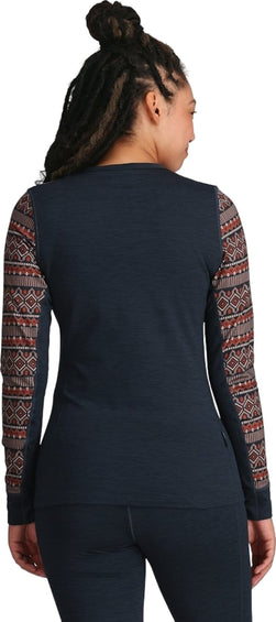 Kari Traa Couche de base à manches longues Lune - Femme