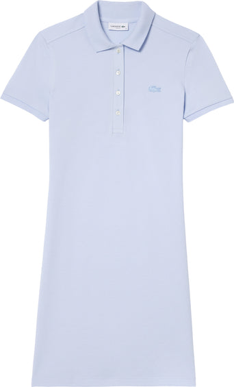 Lacoste Robe polo en piqué de coton stretch - Femme