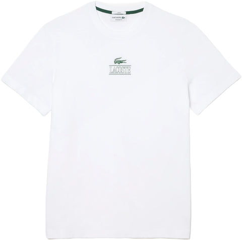 Lacoste T-shirt coupe régulière en jersey de coton Branded - Unisexe