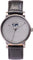 La Maison Inland Montre de 41mm avec bracelet classique supplémentaire de 20mm The June - Unisexe - Grey - Grey - Black Leather