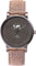 La Maison Inland Montre de 41mm avec bracelet classique supplémentaire de 20mm The June - Unisexe - Charcoal - Olive grey - Rustic Grey Leather