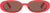 Le Specs Lunettes de soleil Outta Love noires - Electric Orange