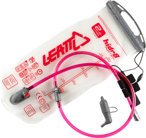 Leatt Sac d'hydratation plat CLeantTech 2L (70 oz) avec tube et valve à mordre