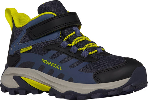 Merrell Bottes de randonnée imperméables mi-hautes A/C Moab Speed 2 - Grand Enfant