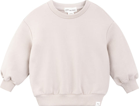 Miles The Label Chandail en molleton polaire Miles Basics - Bébé Fille