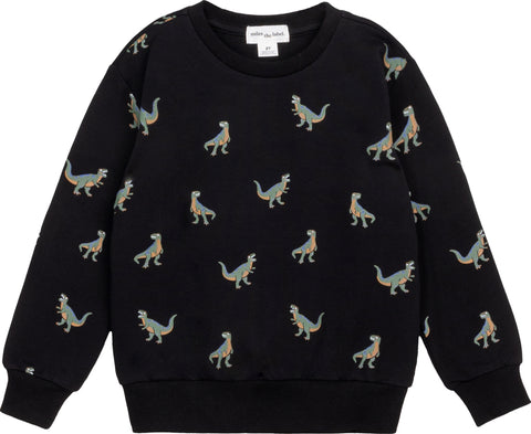 Miles The Label Chandail en molleton tricot - Garçon