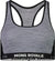 Mons Royale Soutien-gorge de sport Sierra - Femme - Grey Heather - Black