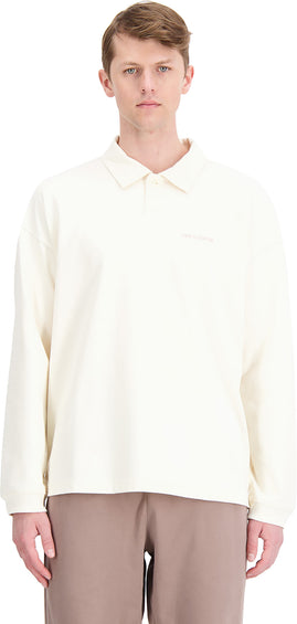 New Balance Polo à manches longues Athletics Linear - Homme