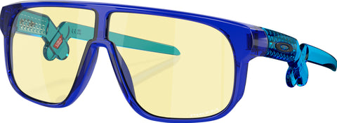 Oakley Lunettes de soleil Inverter - Crystal Blue - Lentilles Prizm Gaming - Enfant