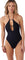 O'Neill Maillot de bain une pièce à col licou Saltwater Solids Santa Cruz - Femme - Black