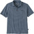 Patagonia Polo léger Cotton In Conversion - Homme - Fathom Stripe - New Navy