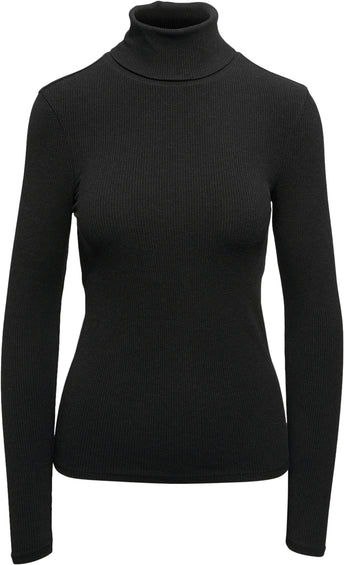 prAna T-shirt à col roulé côtelé Foundation - Femme