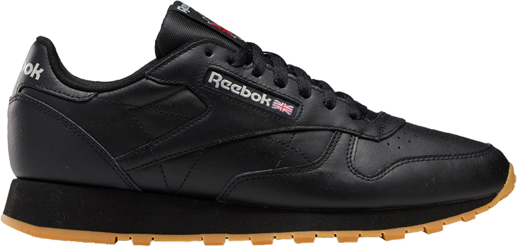 reebok cl leather black