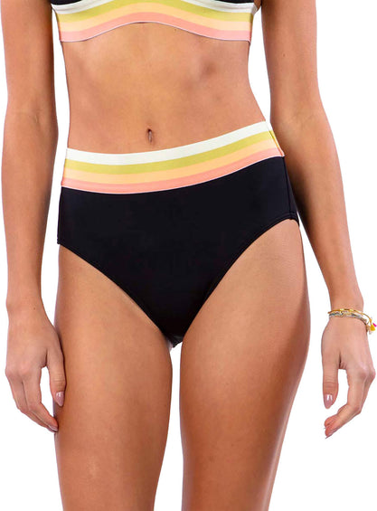 Rip Curl Bas de bikini taille haute Good Beach Botanica - Femme