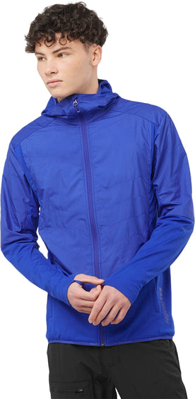 Salomon Manteau à capuchon hybride toutes saisons à couche intermédiaire Outline - Homme