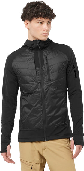 Salomon Manteau à capuchon isolé hybride Elixir - Homme