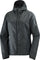 Salomon Manteau à capuchon coupe-vent à glissière pleine longueur Bonatti Cross - Femme - Deep Black