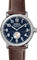 Shinola Montre avec bracelet en cuir Cattail The Runwell 41mm - Midnight Blue
