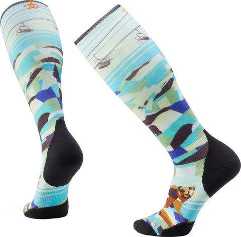 Smartwool Chaussettes Ski Targeted Cushion Backcountry Bear Print OTC - Unisexe