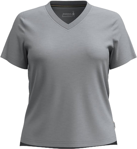 Smartwool T-shirt à manches courtes et col en V Perfect - Femme