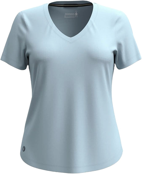 Smartwool T-shirt à manches courtes et encolure en V 120 de Merino Sport - Femme