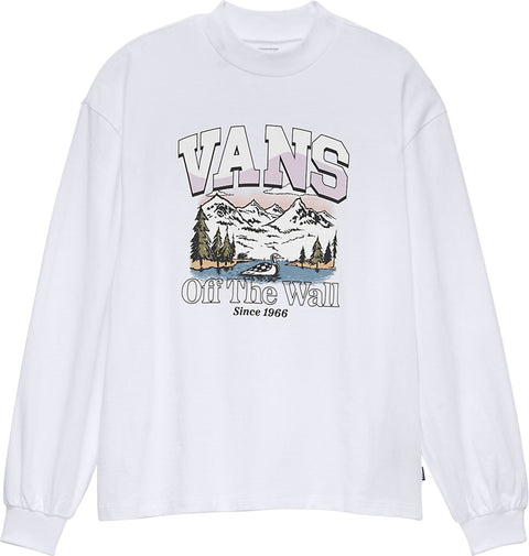 Vans T-shirt à manches longues et col montant Off The Wall Springs - Femme