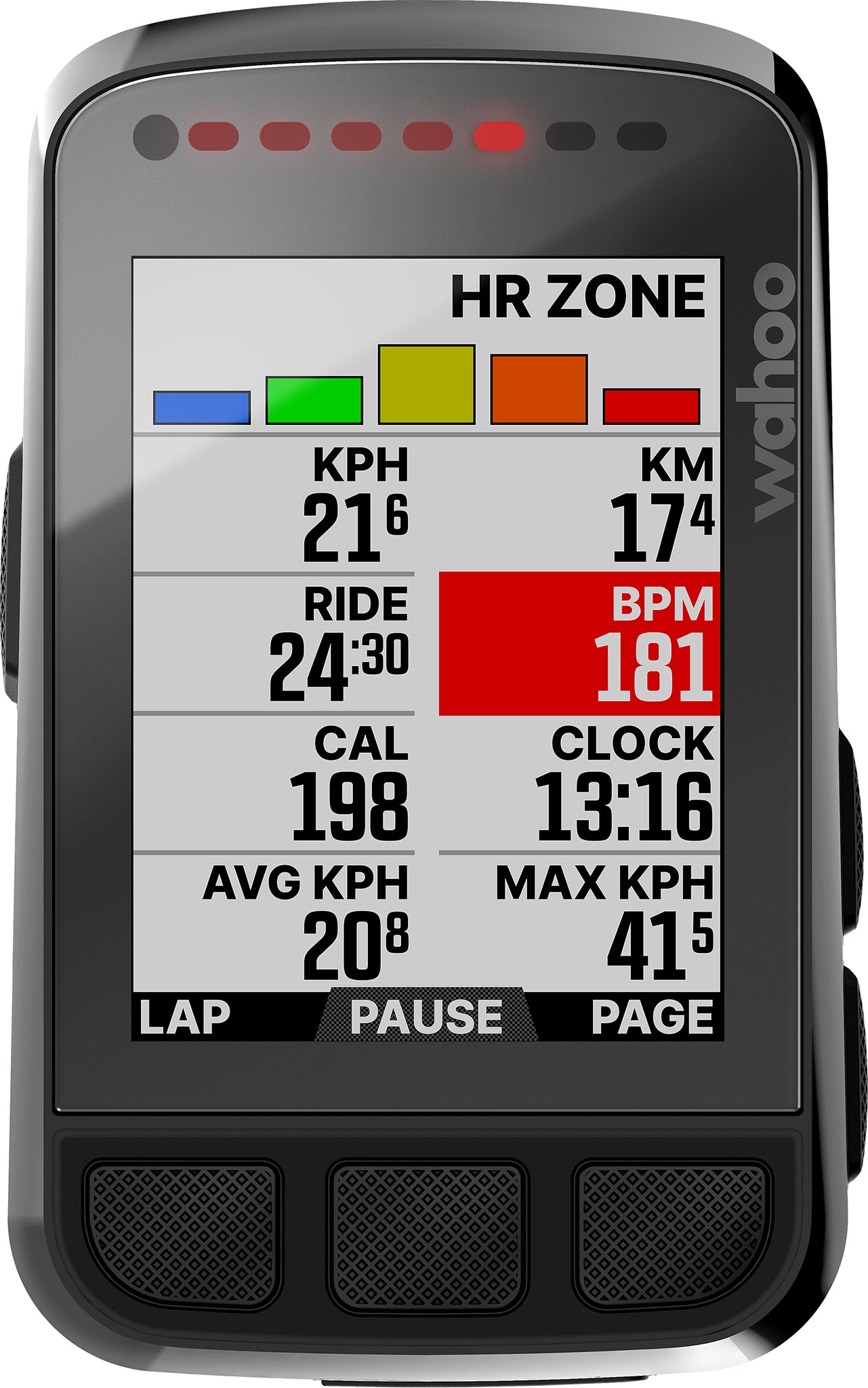 Wahoo Ordinateur de vélo GPS sans-fil Elemnt Bolt V2
