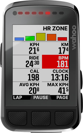 Wahoo Ordinateur de vélo GPS sans-fil Elemnt Bolt V2